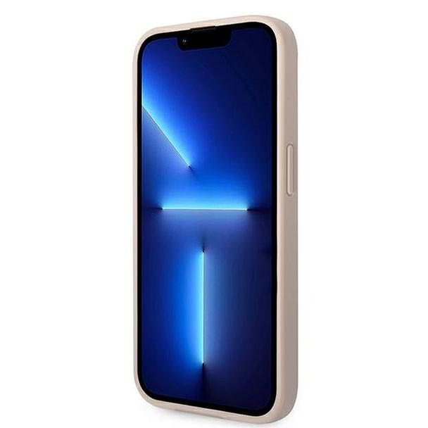 GUESS futerał do IPHONE 14 Pro Max GUHCP14XG4GFPI (4G Gold Logo) różowy