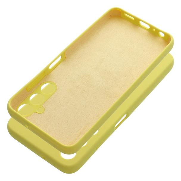Futerał do Samsung A05S Silicone 2mm żółty