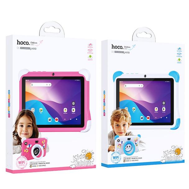 Tablet dla dzieci 8,0" 3GB/32GB Hoco HD Wi-Fi Android 14 HI10 niebieski