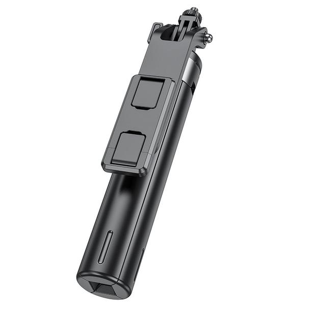 Selfie stick Hoco tripod z pilotem bezprzewodowym K21 czarny