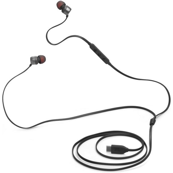 Słuchawki przewodowe douszne USB C JBL Tune 310C czarne