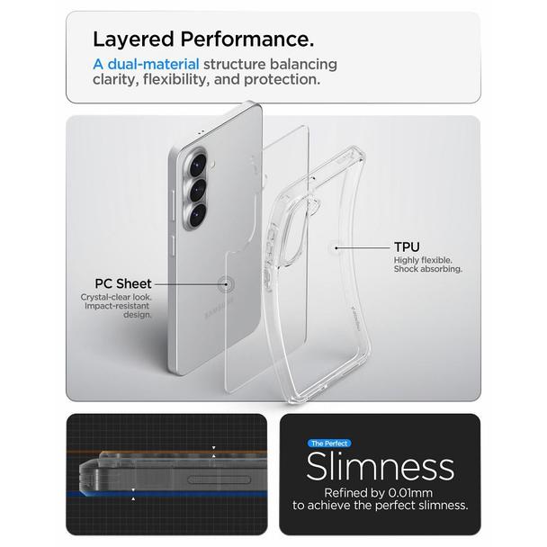 SPIGEN futerał ULTRA HYBRID do SAMSUNG S26 crystal clear