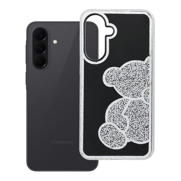 Etui na Samsung A37 5G Teddy Bear srebrne