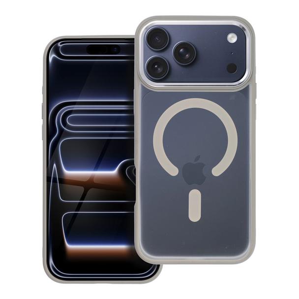 Futerał do iPhone 17 PRO MAX Matte Mag Cover zgodny z MagSafe tytanowy