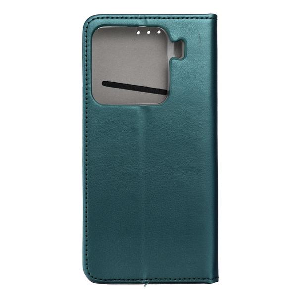 Etui z klapką na Xiaomi 15 PRO Smart Magneto ciemnozielone