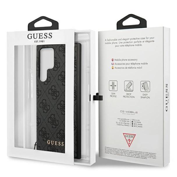 GUESS futerał do SAMSUNG S24 Ultra GUHCS24LGF4GGR (4G Charm) czarny