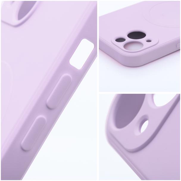 Futerał do iPhone 13 Silicone Mag Cover zgodny z MagSafe różowy