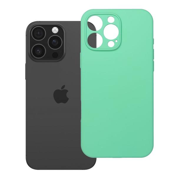 Etui na iPhone 16 PRO MAX Silicone 2mm (camera protection) zgodne z MagSafe miętowe