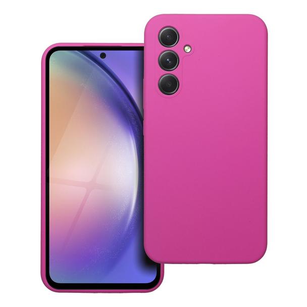 Futerał do Samsung A54 5G Silicone 2mm różowy