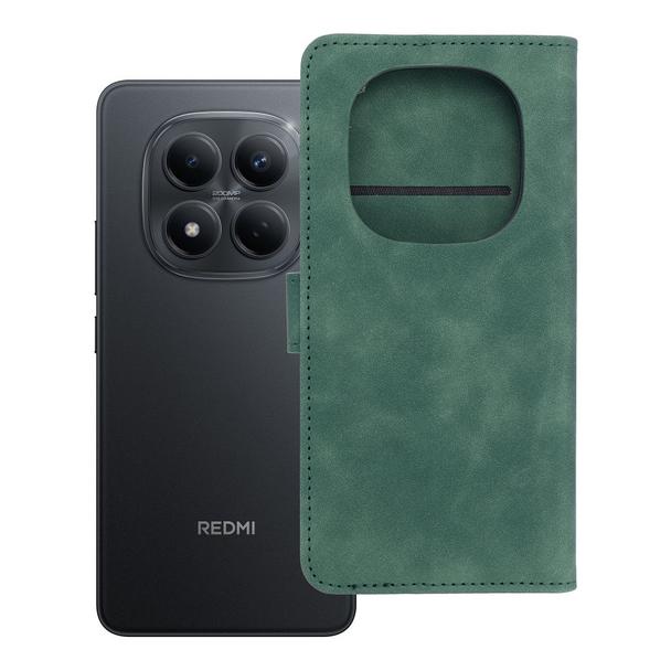 Etui z klapką na Xiaomi Redmi NOTE 15 PRO 4G Tender Book zielone