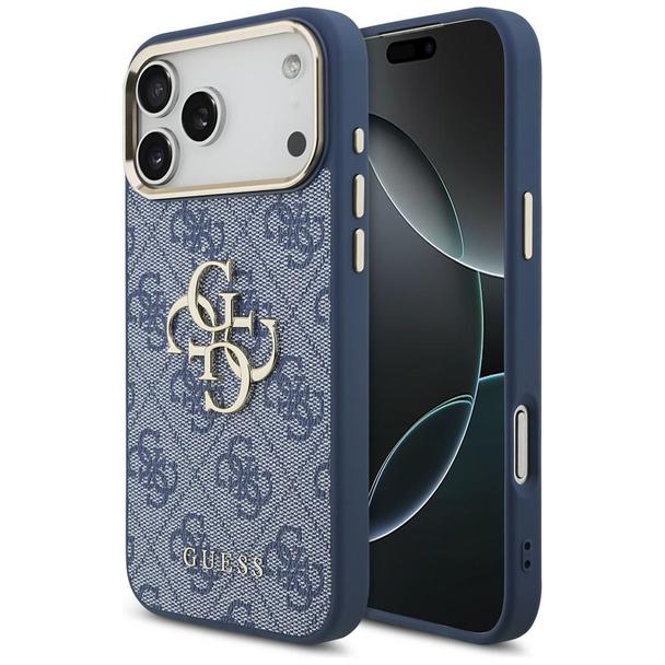 GUESS futerał do IPHONE 18 Pro Max/17 Pro Max (Big Classic Logo 4G) niebieski