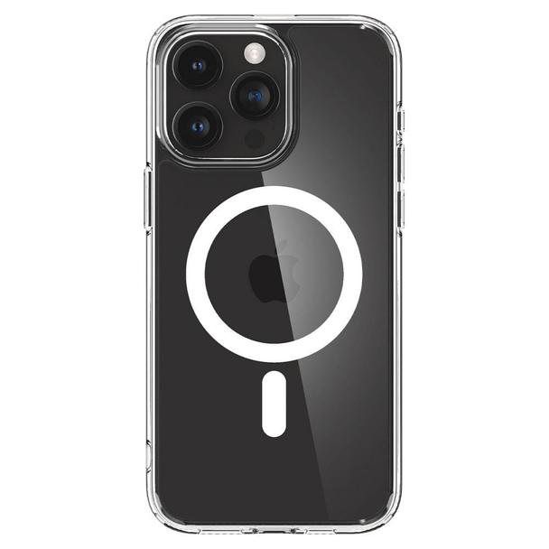 SPIGEN futerał ULTRA HYBRID MAG kompatybilny z MagSafe do IPHONE 15 Pro white