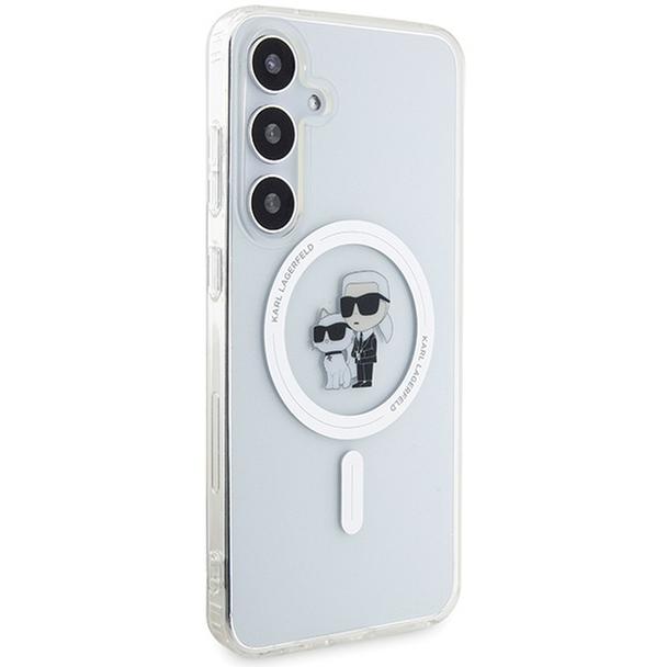 KARL LAGERFELD futerał do SAMSUNG S24 Plus KLHMS24MHGKCNOT (MAGSAFE IML KC) transparentny