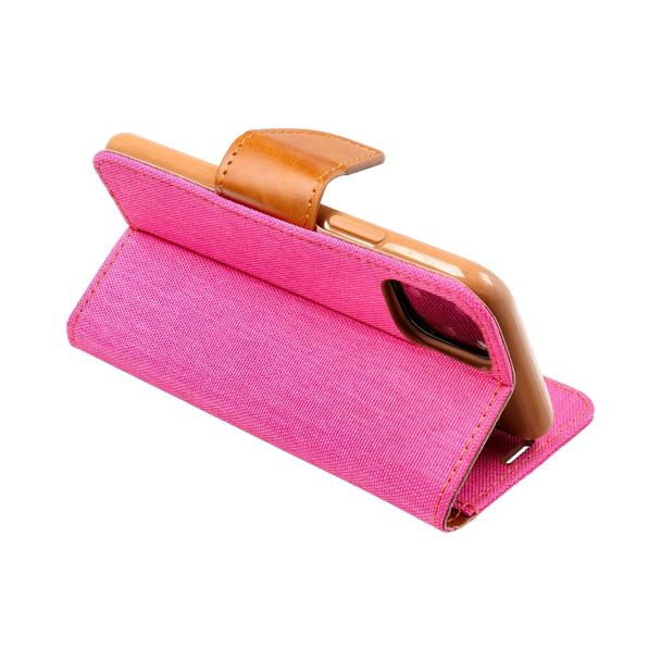 Etui z klapką na Xiaomi Redmi NOTE 13 5G Canvas Book różowe