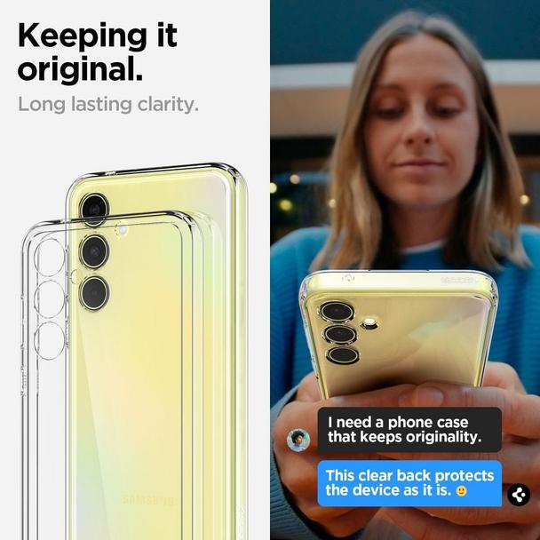SPIGEN futerał ULTRA HYBRID do SAMSUNG A35 5G transparent