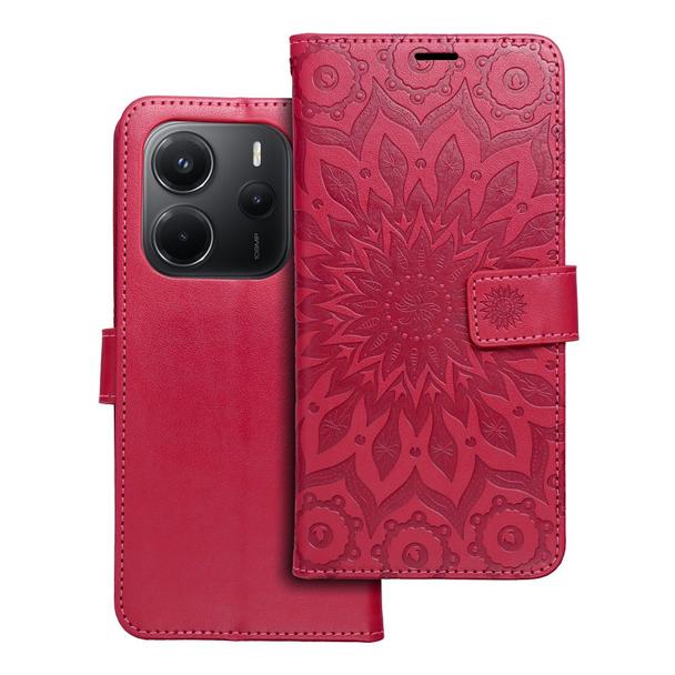 Etui z klapką na Xiaomi Redmi NOTE 14 5G Mezzo Book mandala magenta