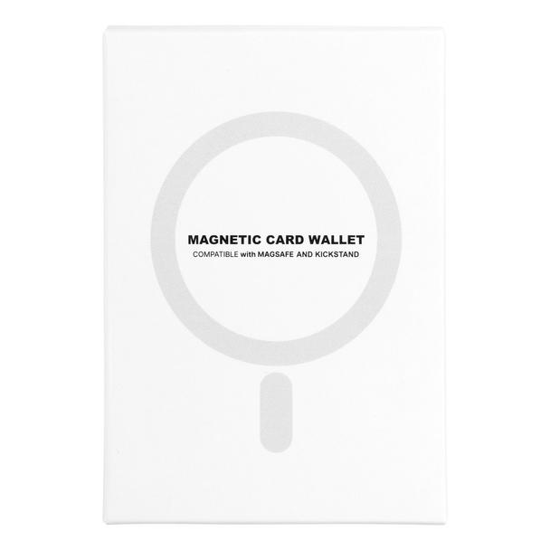 Portfel magnetyczny na karty kompatybilny z MagSafe biały