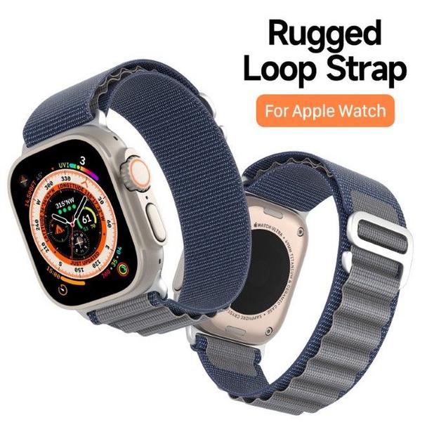DUX DUCIS pasek GS nylonowy do Apple Watch 42 / 44 / 45 / 49 mm niebieski