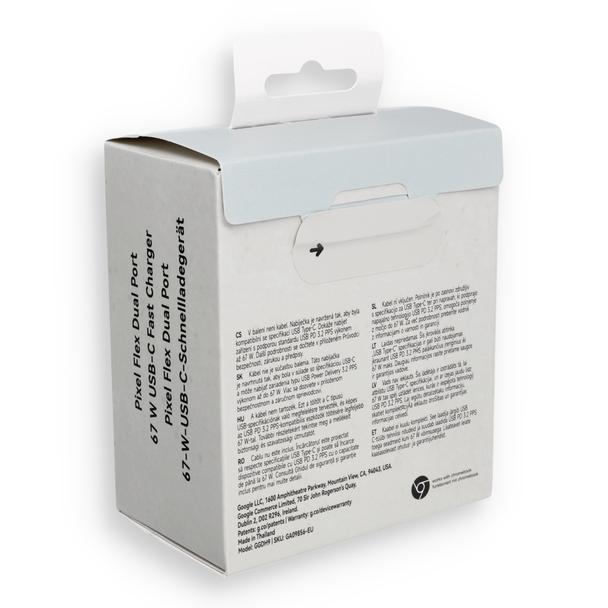 GOOGLE oryginalna ładowarka sieciowa Typ C PD 67W GA09856 biała blister