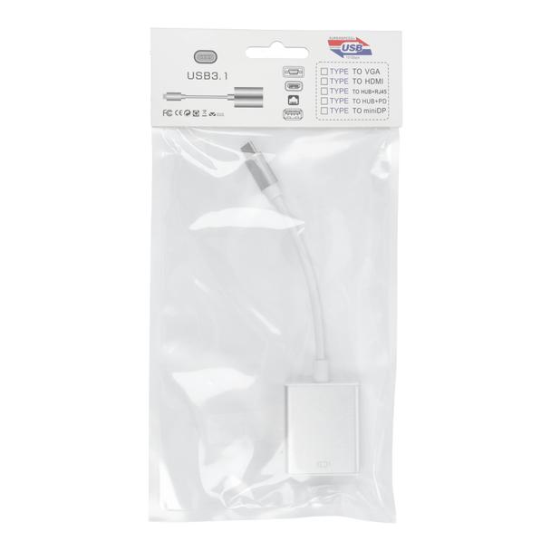 Kabel HDMI (żeński) do Typ C 3.1 (męski) Plug & Play 4K
