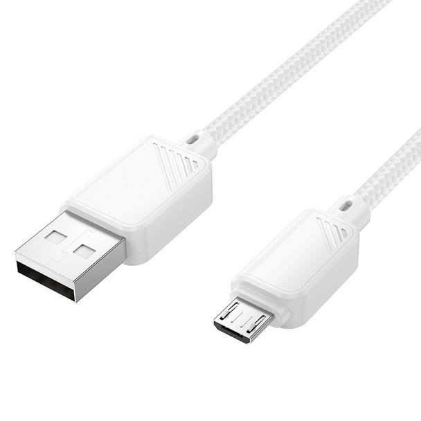 Kabel USB A do Micro USB Hoco 2,4A 1 m X113 biały