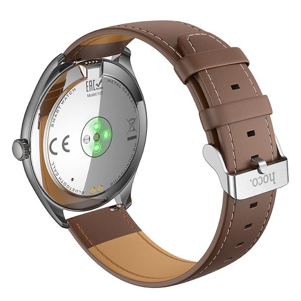 Smartwatch Hoco 1,43" AMOLED IP67 z funkcją rozmowy Y22 srebrny