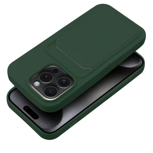 Futerał do iPhone 15 PRO Card Case zielony