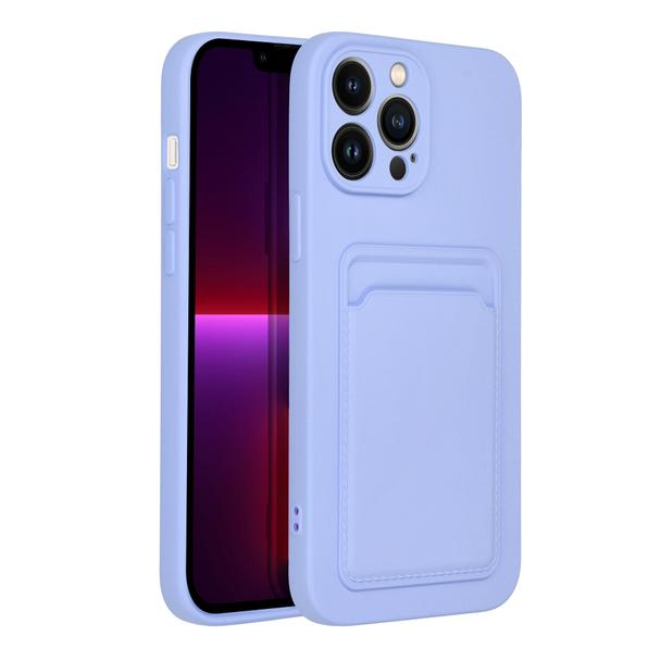 Futerał do iPhone 13 PRO MAX Card Case fioletowy