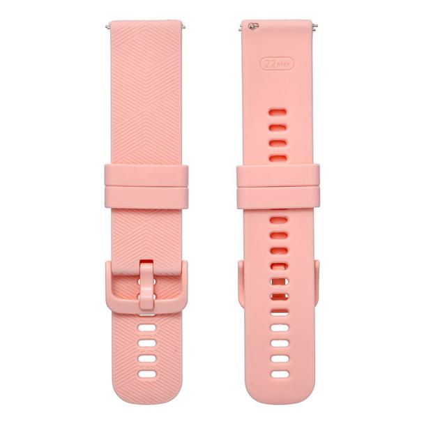 Pasek do zegarka 22 mm Titmo Strap S1 silicone różowy