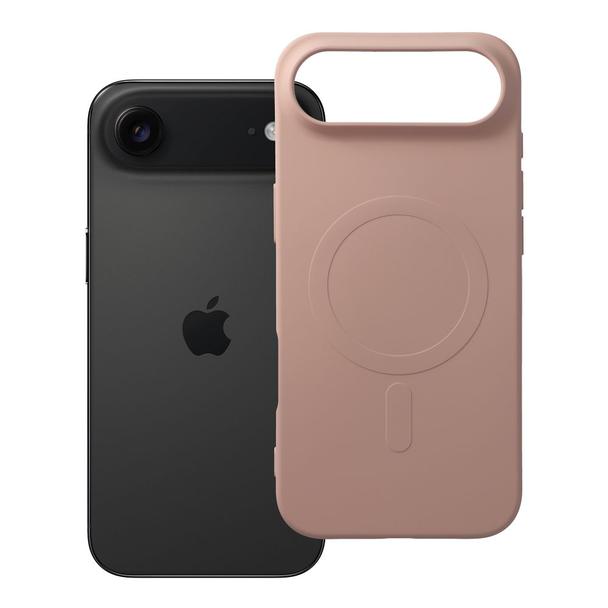 Futerał do iPhone 17 AIR Silicone Mag Cover zgodny z MagSafe (big hole) różowy