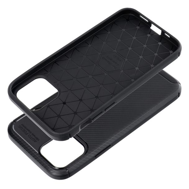 Futerał do iPhone 12 / 12 PRO Carbon Premium czarny