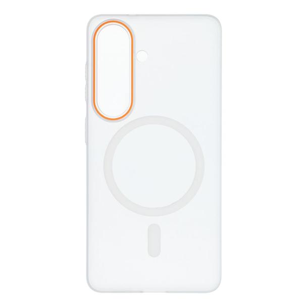 Futerał do Samsung S26 Go Orange zgodny z MagSafe transparentny