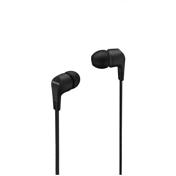 Słuchawki przewodowe douszne Jack 3,5 mm Philips TAE1105BK/00 czarne
