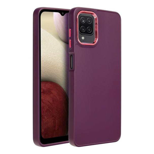 Futerał do Samsung A12 / M12 Frame fioletowy