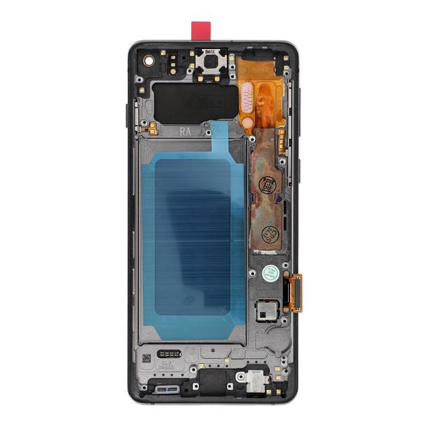 FixCell wyświetlacz LCD do SAMSUNG S10 G973 z ramką czarny (odnowiony)