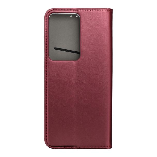 Etui z klapką na Oppo A5 4G / A5 5G Smart Magneto burgundowe