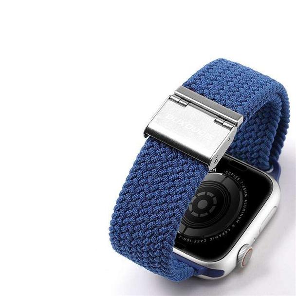DUX DUCIS pasek MIXTURE PRO pleciony do Apple Watch 38 / 40 / 41 mm niebieski