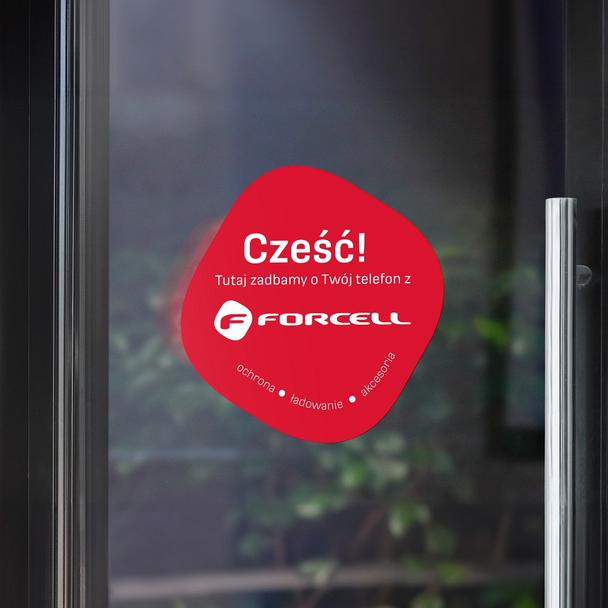 Naklejka na szybę Forcell