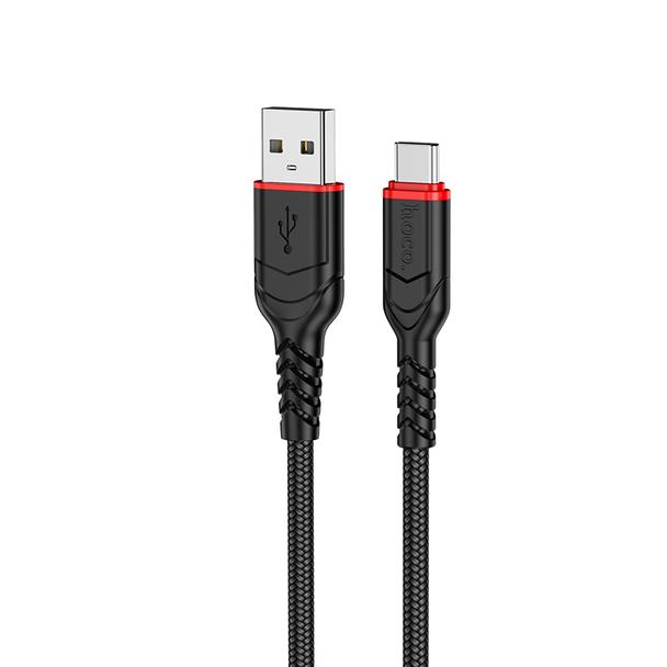 Kabel USB A do USB C Hoco 3A 3 m X59 czarny