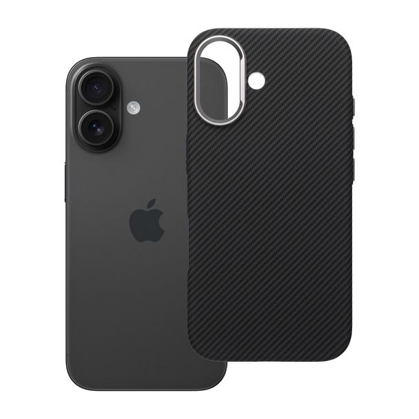 Etui na iPhone 16 K-Look zgodne z MagSafe czarne