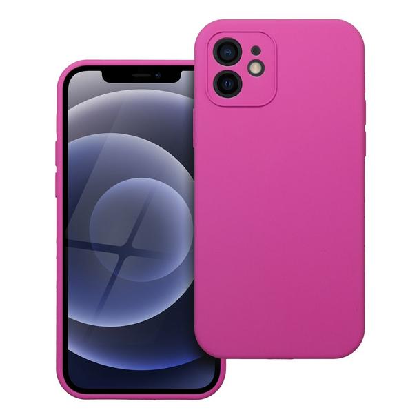 Futerał do iPhone 12 Silicone 2mm różowy