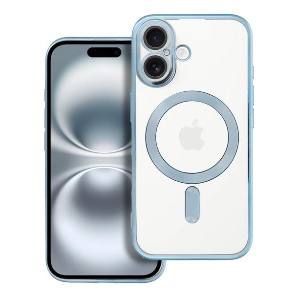 Futerał do iPhone 16 Electro Mag Cover zgodny z MagSafe niebieski