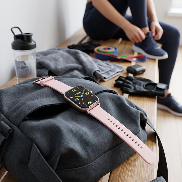 Smartwatch TITMO E-150 (AMOLED, bluetooth call) różowy 0INT