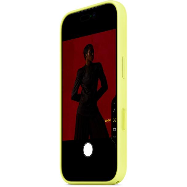 iPhone 17 Pro Silicone Case with MagSafe – Neon Yellow 0INT