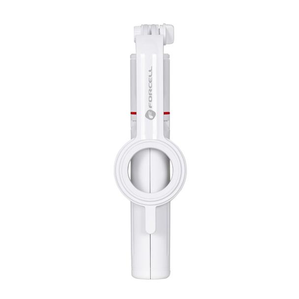 Selfie stick Forcell F-Grip MagSelfie S100M zgodny z MagSafe z pilotem bezprzewodowym biały 0INT
