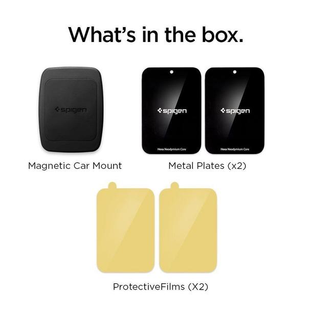 SPIGEN uchwyt samochodowy magnetyczny do kratki H12 czarny