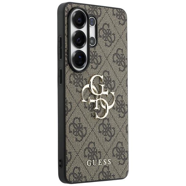 GUESS futerał do SAMSUNG S26 Ultra GUHCS26L4GMGBR (4G Big Metal Logo) brązowy