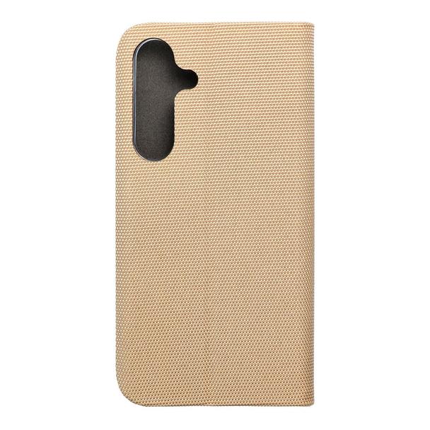 Etui z klapką na Samsung S25 Sensitive Book złote