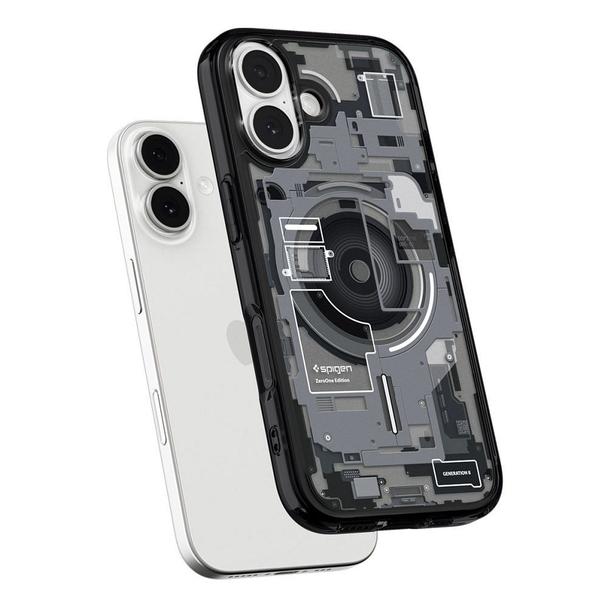 SPIGEN futerał ULTRA HYBRID MAG MAGSAFE IPHONE 17 ZERO ONE BLACK