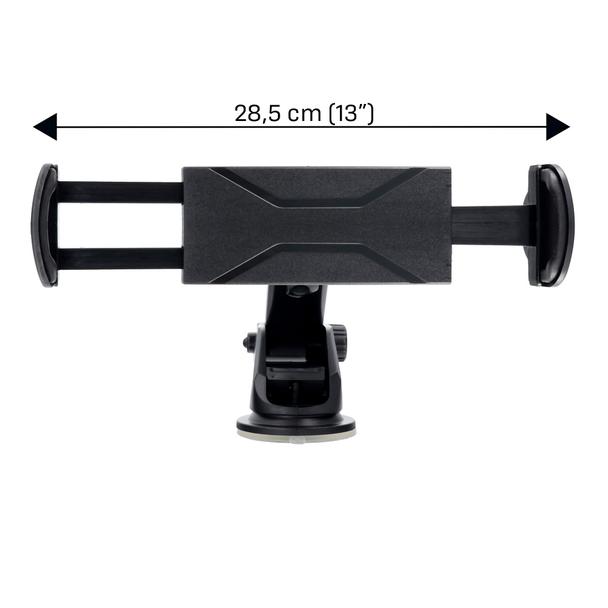 Uchwyt samochodowy do szyby (tablet 4" - 13") HS11 czarny